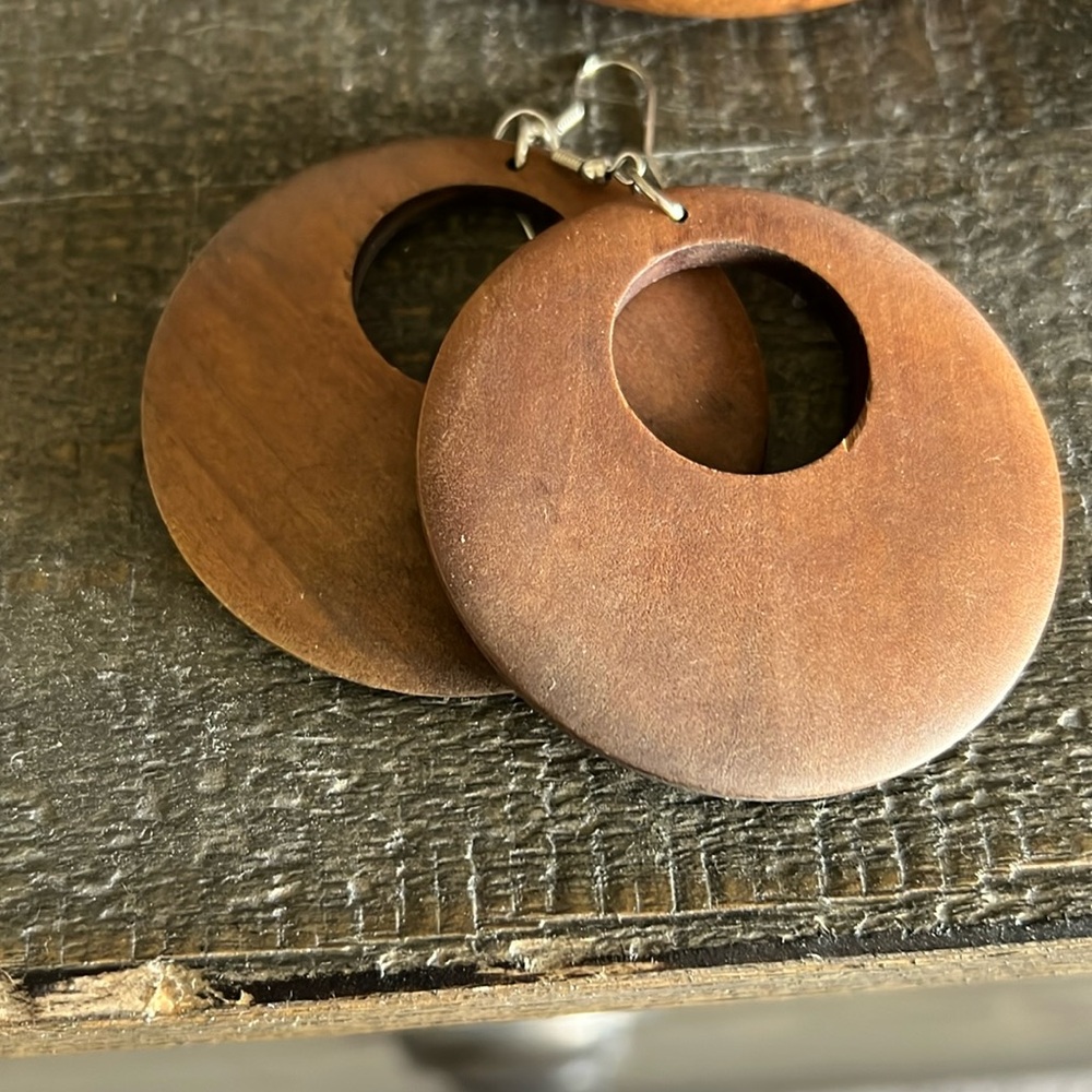 Wooden earrings